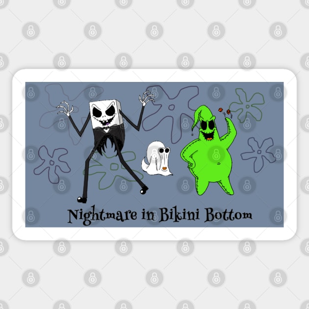 Nightmare in Bikini Bottom Sticker by Beck’s Randoms